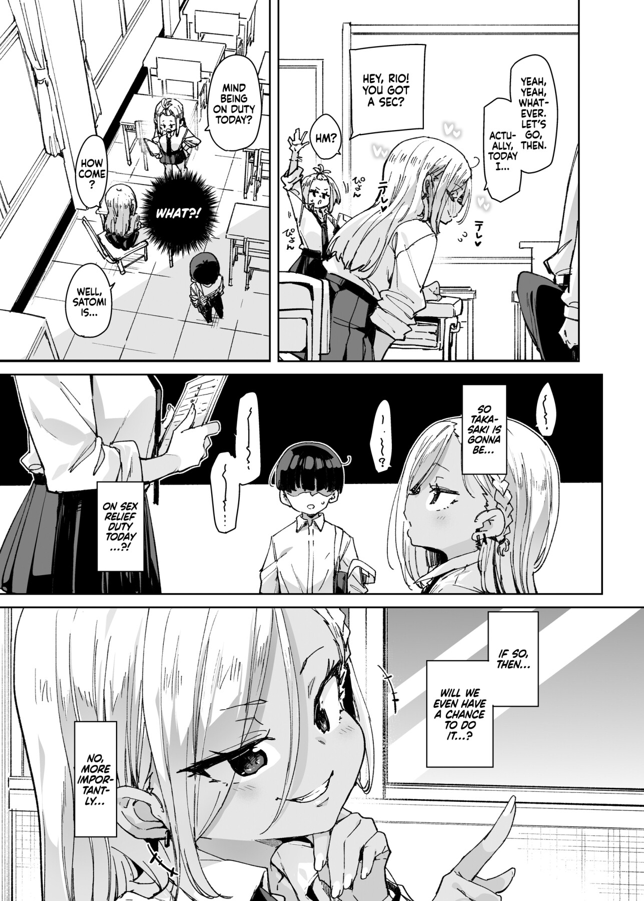 Hentai Manga Comic-The Gyaru Who Gets You Off Even When She's Not On Sex Relief Duty-Read-32